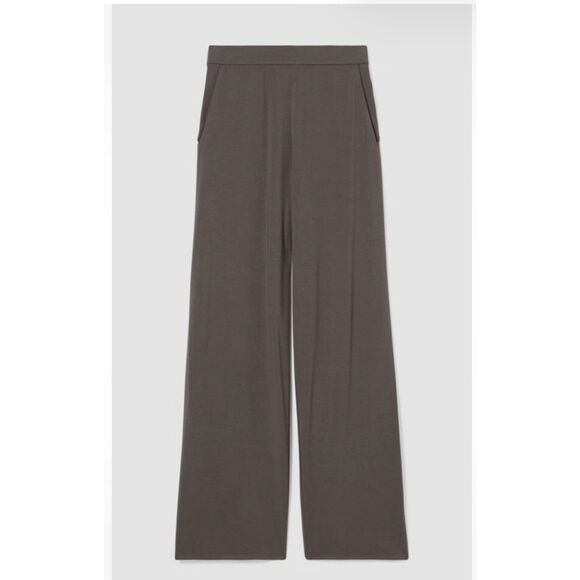 Eileen Fisher Silk Double-Crepe Tapered Ankle Pant Women’s Large in Rye NWT - Picture 4 of 8